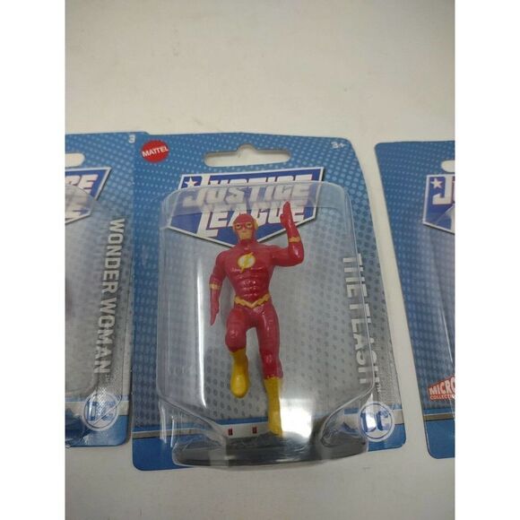 DC Justice League Minifigures Lot Of 5 Superman Wonder Woman Batman Cyborg Flash - Picture 4 of 6